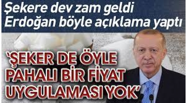 Şeker'e dev zam