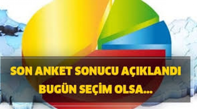 Son seçim anketi açıklandı