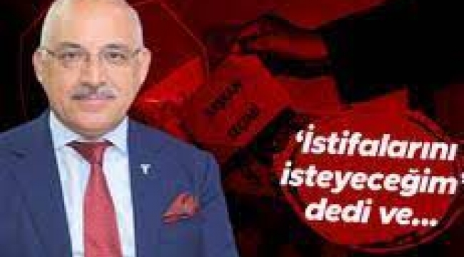 TFF Başkanı Mehmet Büyükekşi tüm kurulların istifasını istedi