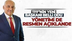 Türkiye Futbol Federasyonu'nun yeni başkanı Mehmet Büyükekşi!