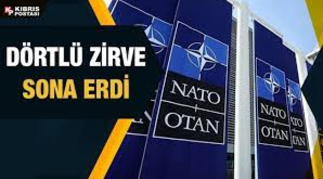 Türkiye, İsveç, Finlandiya ve NATO arasındaki 4'lü zirve sona erdi