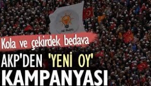 AKP'den 'yeni oy' kampanyası: Kola ve çekirdek bedava