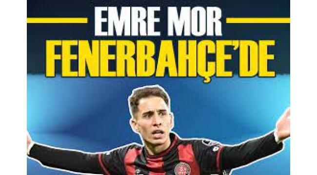 Emre Mor, resmen Fenerbahçe'de