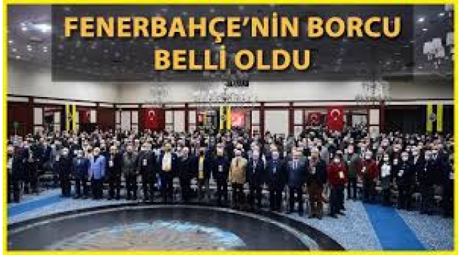 Fenerbahçe'nin borcu belli oldu