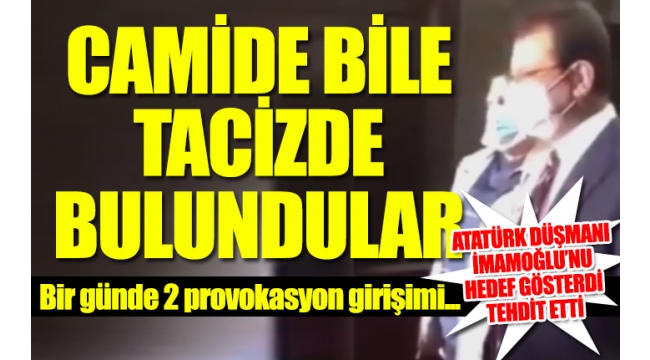 İmamoğlu'nun gittiği camide provokasyon: 3 kişi gözaltına alındı