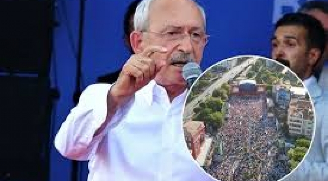 Kılıçdaroğlu Balıkesir'de Milletin Sesi mitinginde konuştu.