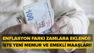 Memurlar ve emekliler... Kalem kalem yeni maaşlar