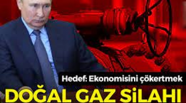 Putin doğalgaz silahını çekti