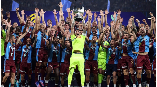 Süper Kupa'da şampiyon Trabzonspor!