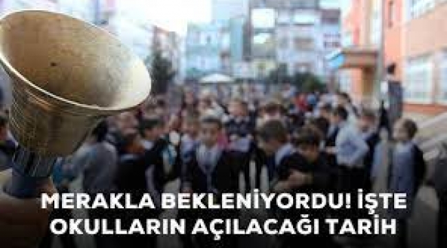 Türkiye'de yeni eğitim-öğretim dönemi 12 Eylül'de başlıyor