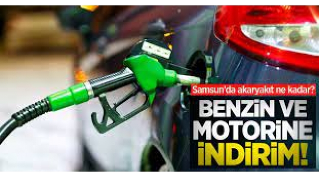 Benzin ve motorine indirim geliyor