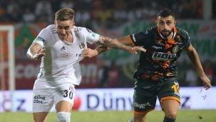 Beşiktaş Alanyaspor'u Yenemedi! 3-3 