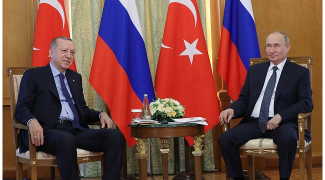 Erdoğan ve Putin'in Soçi'deki görüşmesi sona erdi