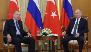 Erdoğan ve Putin'in Soçi'deki görüşmesi sona erdi