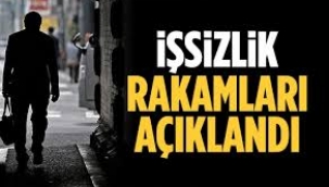 İşsizlik rakamları açıklandı