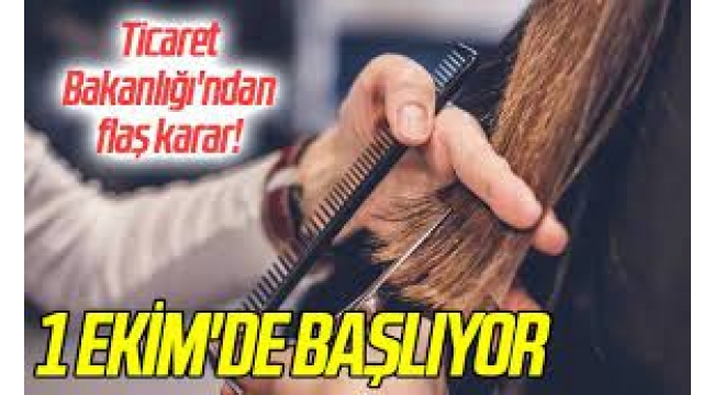Kuaförlere 1 günlük kapatma kararı