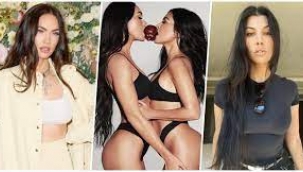 Megan Fox ve Kourtney Kardashian'ın müstehcen pozları olay oldu