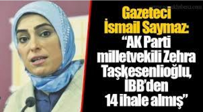 Taşkesenlioğlu milletvekiliyken, şirketi İBB'den ihale almış