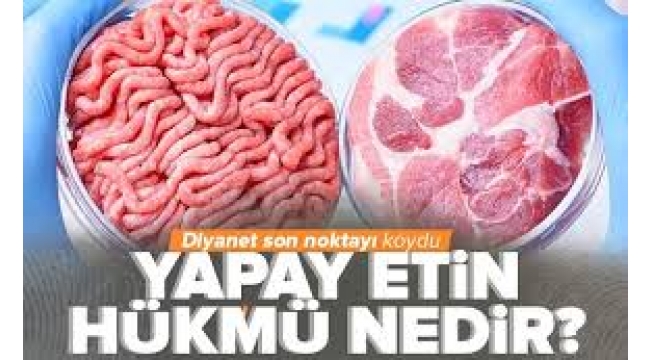 Yapay Et Tüketmek Caiz Mi?