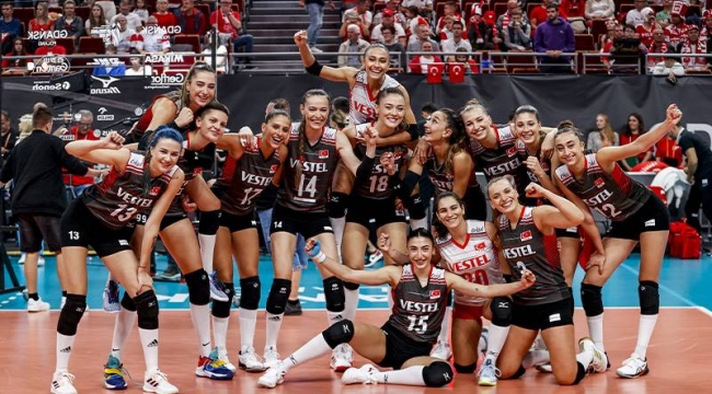 A Milli Kadın Voleybol Takımı Dünya Şampiyonası'nda son 16'da
