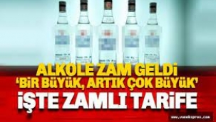 Alkole yeni zam: İşte zamlı fiyatlar...