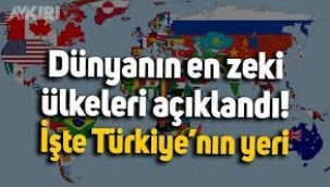 Dünyanın en zeki ülkeleri açıklandı! İlk sırayı kimse tahmin edemedi