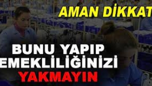 Emekliliğinizi yakmayın