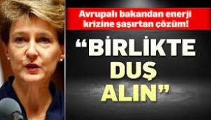  Enerji krizine şaşırtan çözüm! "Birlikte duş almalıyız"