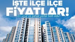 İşte ilçe ilçe yeni konut bedeli