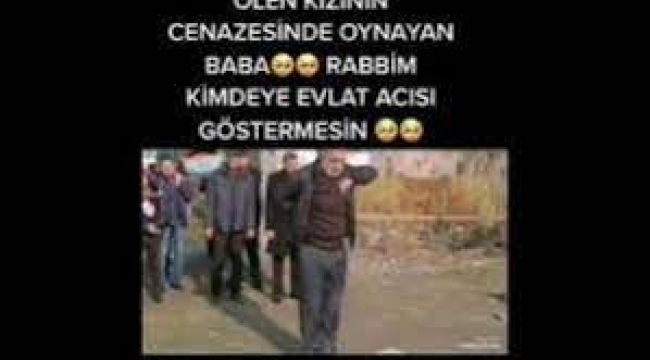 Kızının  cenaze töreninde babasının dansı