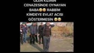 Kızının  cenaze töreninde babasının dansı