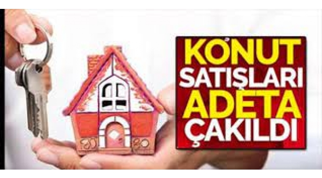 Konut satışları ağustos ayında çakıldı!