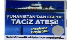 Sahil Güvenlik Komutanlığı: Yunanistan Ege'de gemiye ateş açtı