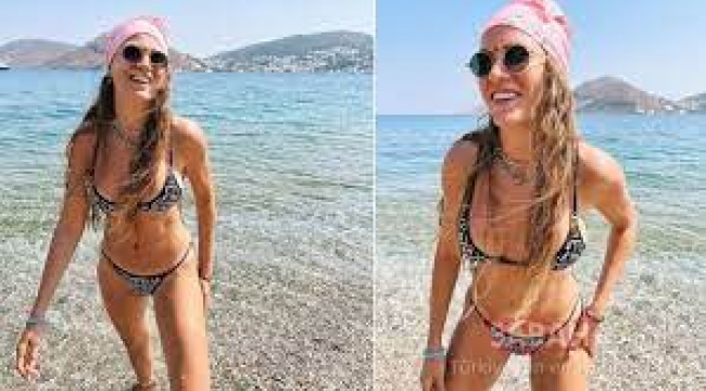 Serenay Sarıkaya tatilde sınır tanımıyor!
