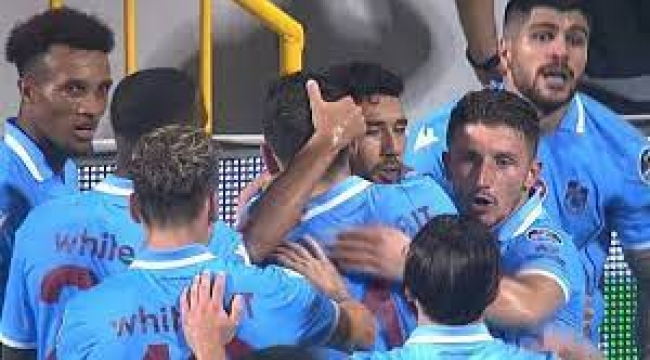 Trabzonspor istediğini tek golle aldı