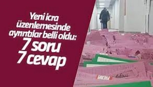 Yeni icra düzenlemesinde ayrıntılar belli oldu: ...