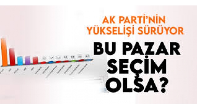 "'Bu pazar seçim olsa…"