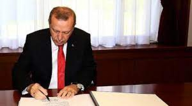 Erdoğan'ın atama kararları Resmi Gazete'de yayımlandı