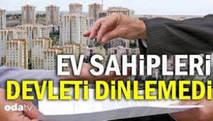 Ev sahipleri devleti dinlemedi: Kira artış sınırlaması fayda etmedi!