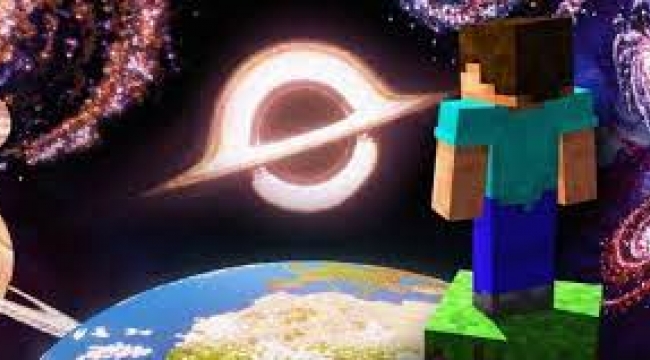 Minecraft'ta evreni yeniden yarattı