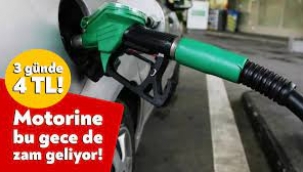 Motorine Bu Gece de Zam Geliyor!