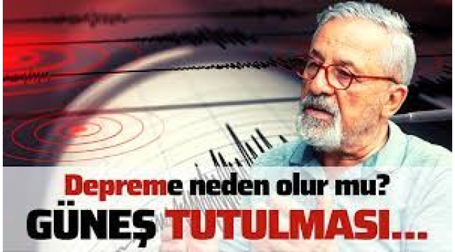 Naci Görür'den Güneş Tutulması açıklaması: