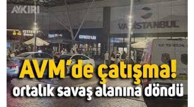 Sarıyer'de AVM'de silahlı çatışma: 2 kişi yaralandı