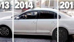 Satın aldıkları otomobilin önü 2013, arkası 2015 model çıktı