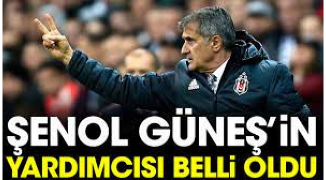 Şenol Güneş'in yardımcısı belli oldu!