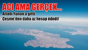 Yemek için günübirlik Yunanistan'a giden bir kişi, daha az hesap ödedi!