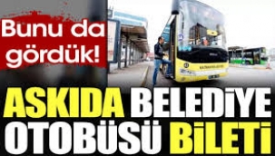 Askıda Otobüs Bileti!