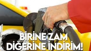 Benzine zam, motorine indirim geldi