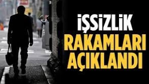 İşsizlik rakamları açıklandı