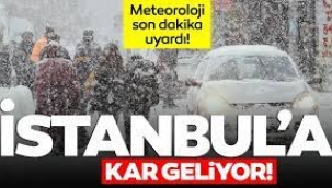İstanbul'a Kar Geliyor!